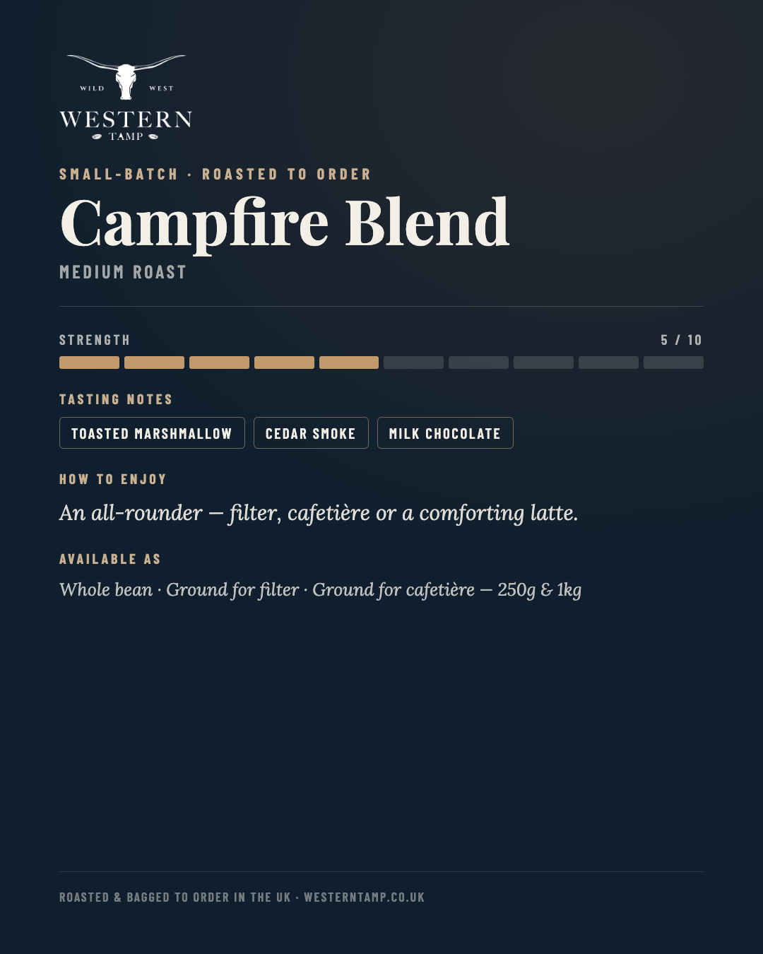 Campfire Blend — tasting notes