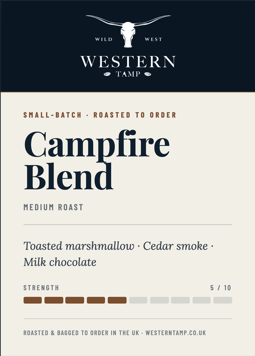 Campfire Blend — label