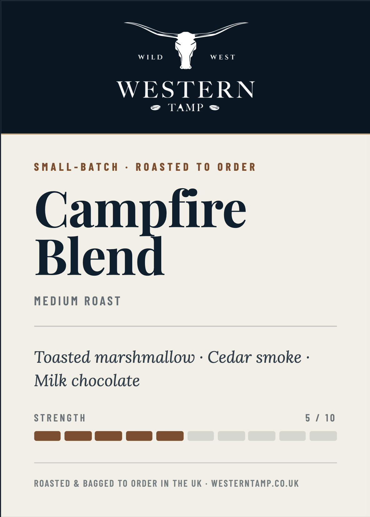 Campfire Blend — label